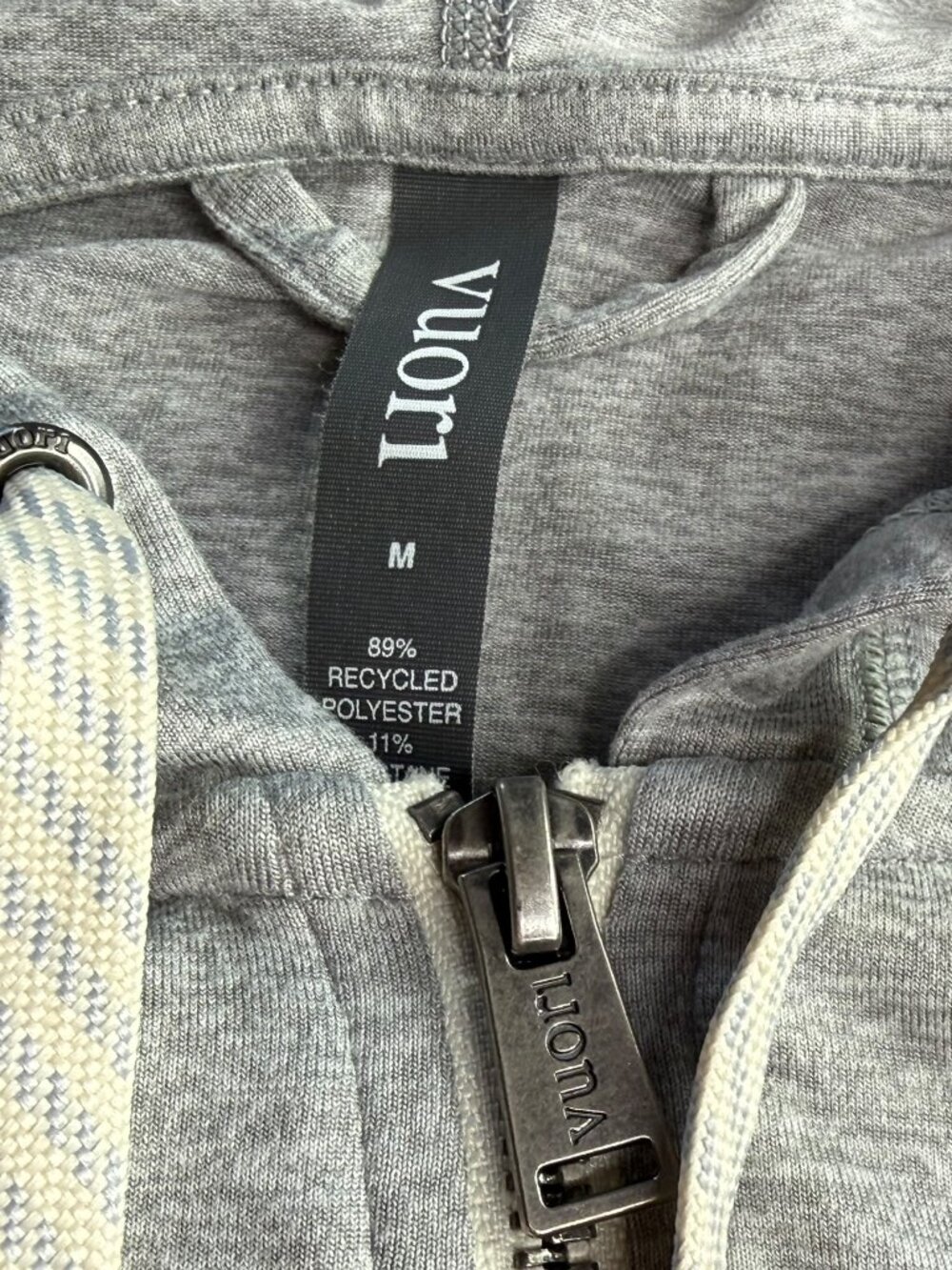 VUORI Hoodie Jacket Full Zip Gray Size Women's M Halo Performance - Picture 5 of 9